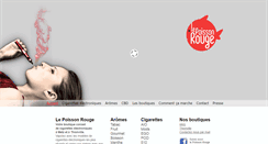 Desktop Screenshot of lepoissonrouge.net